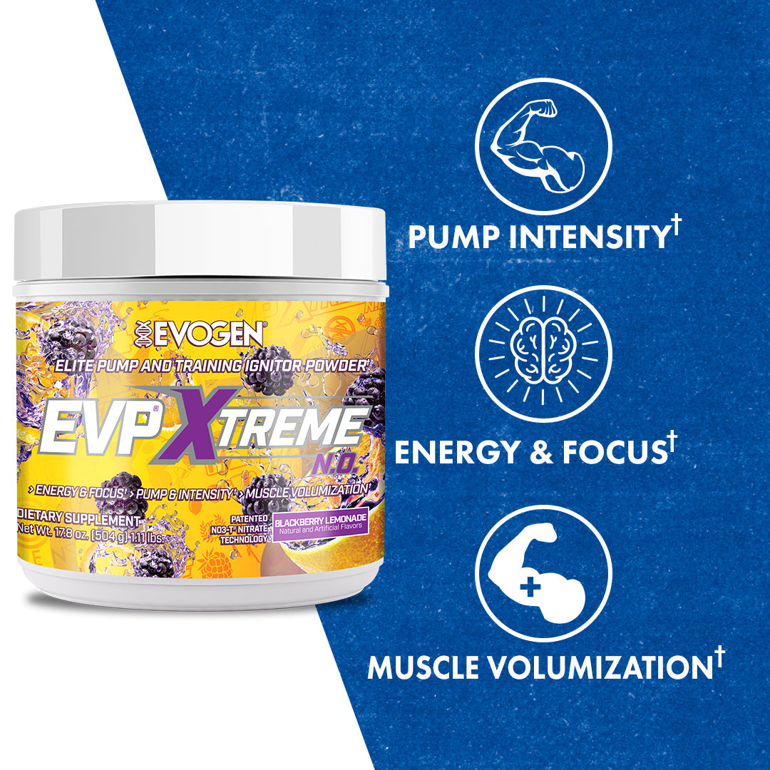Evogen EVP Xtreme N.O. Pre-Entreno de Alta Estimulación 30 Servicios