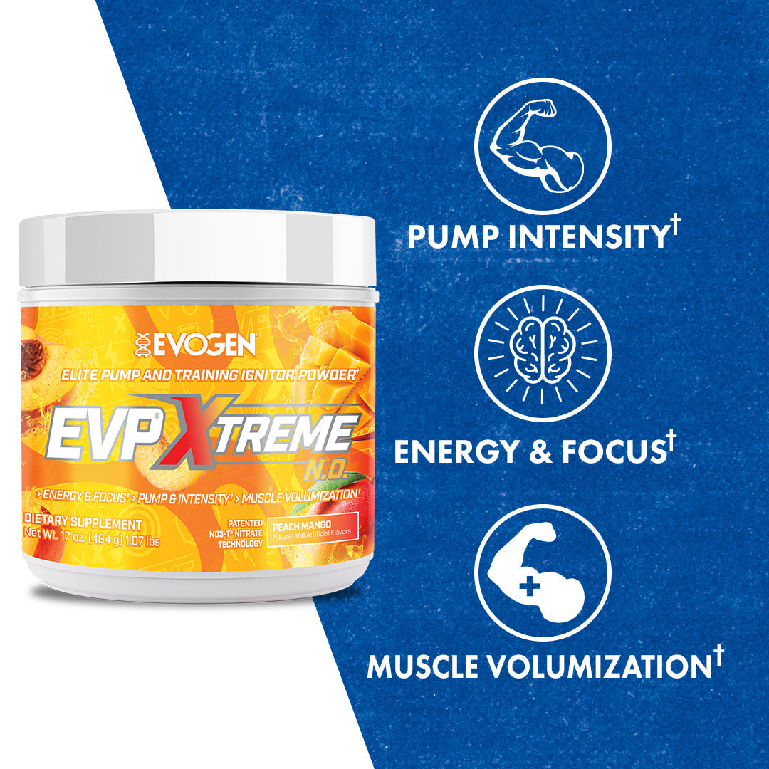 Evogen EVP Xtreme N.O. Pre-Entreno de Alta Estimulación 30 Servicios