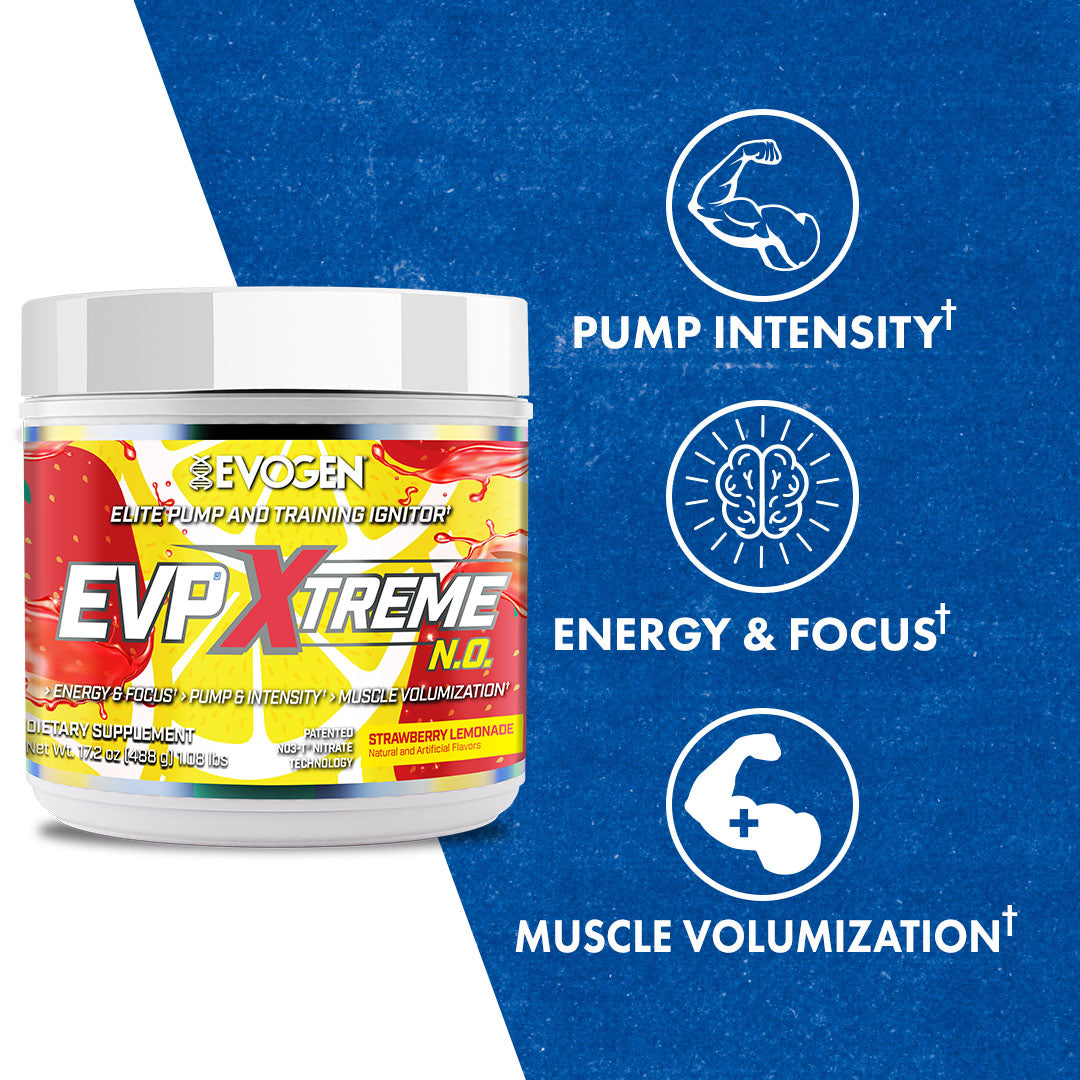 Evogen EVP Xtreme N.O. Pre-Entreno de Alta Estimulación 30 Servicios