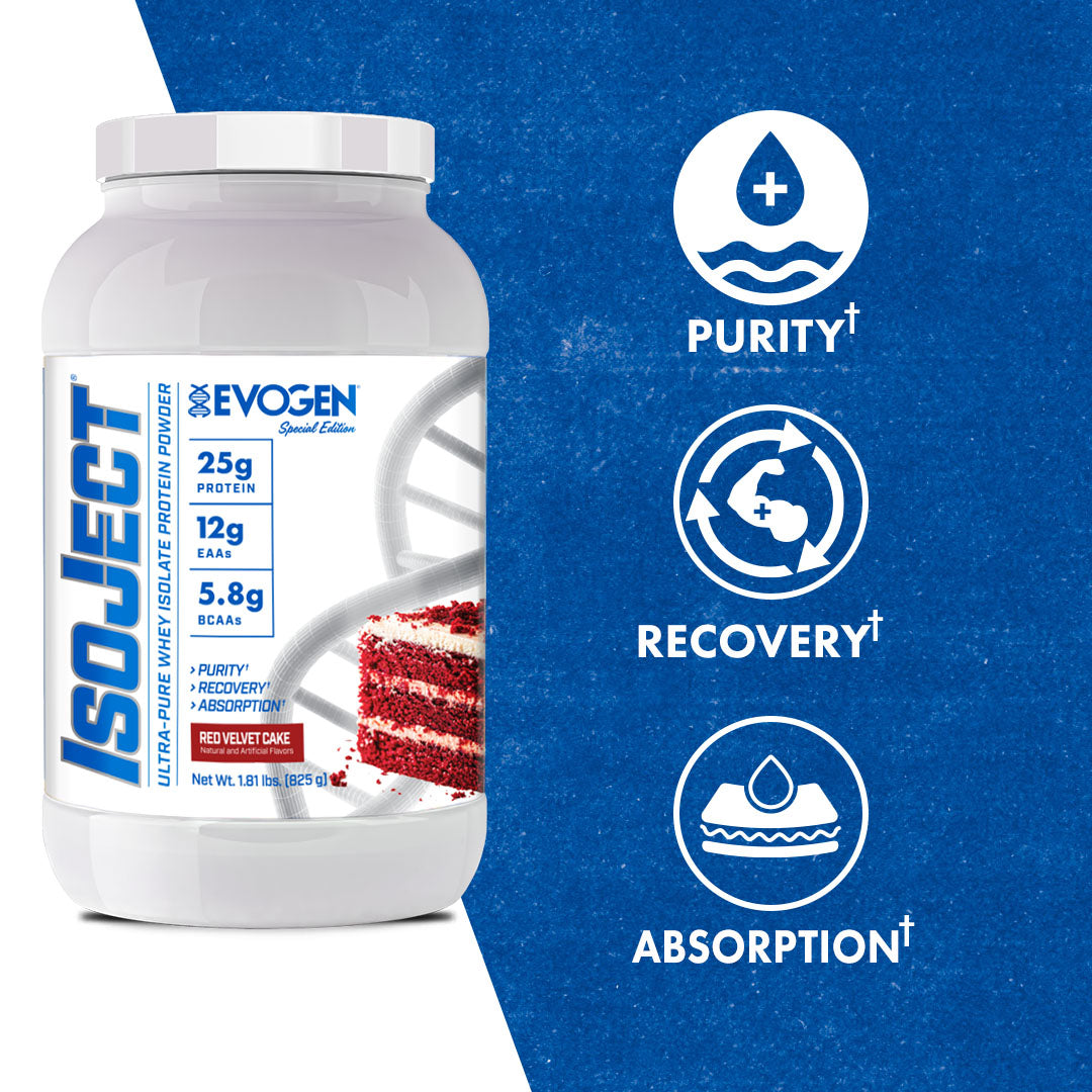 Evogen IsoJect Whey Protein Isolate Proteína de Rápida Absorción 800g