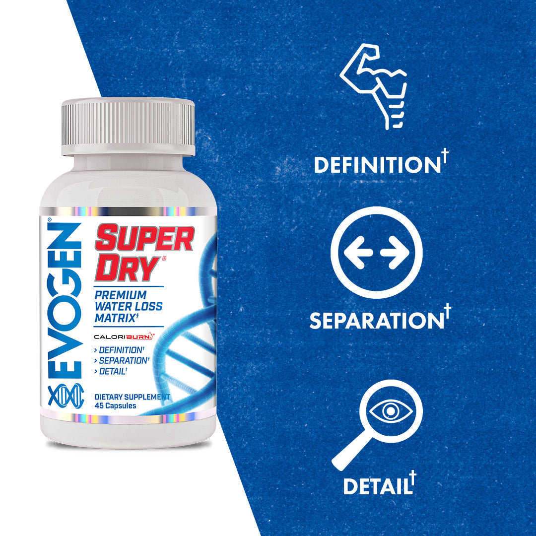 Evogen Super Dry Matriz de Control de Agua 45 Cápsulas