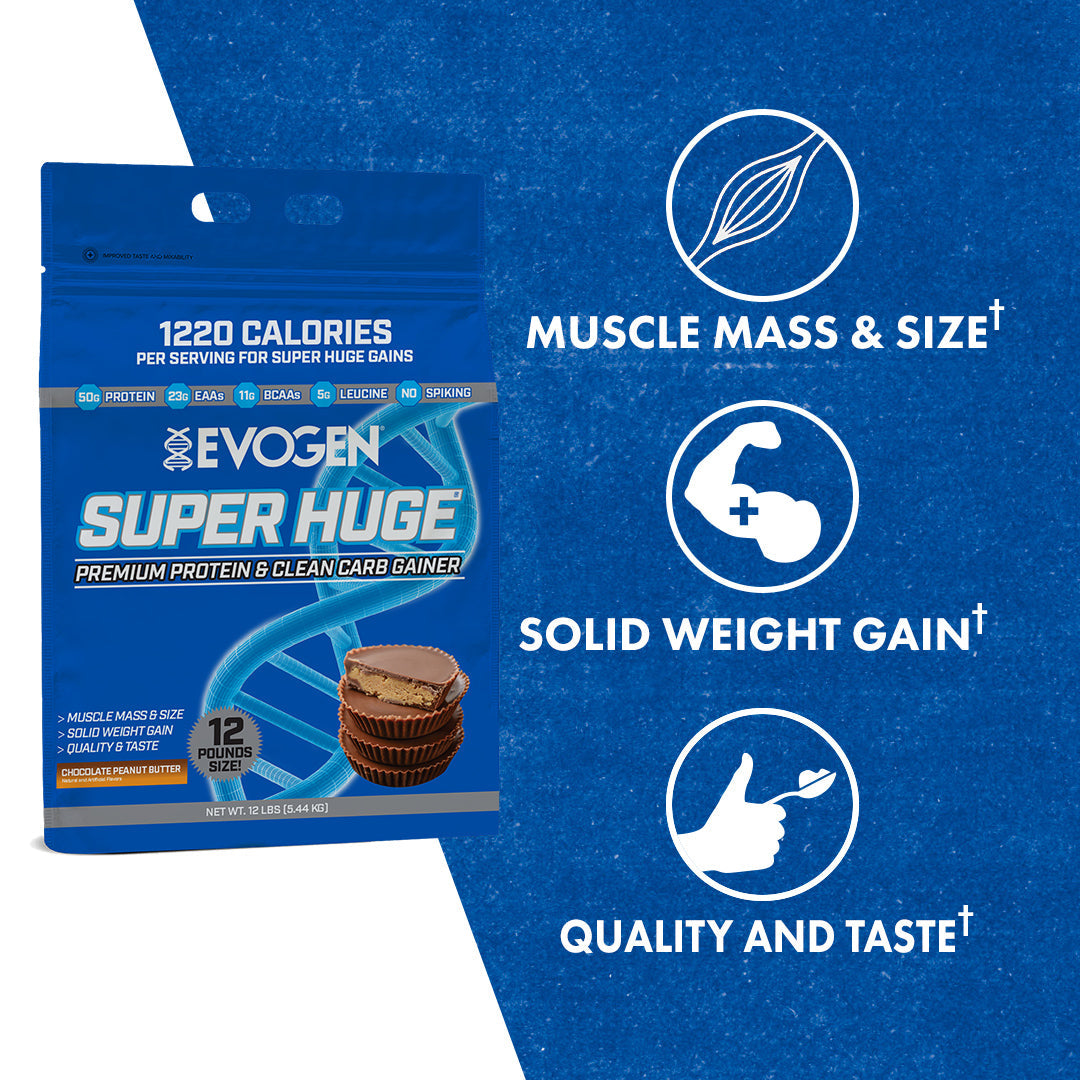 Evogen Super Huge Mass Gainer Constructor de Masa 12lb