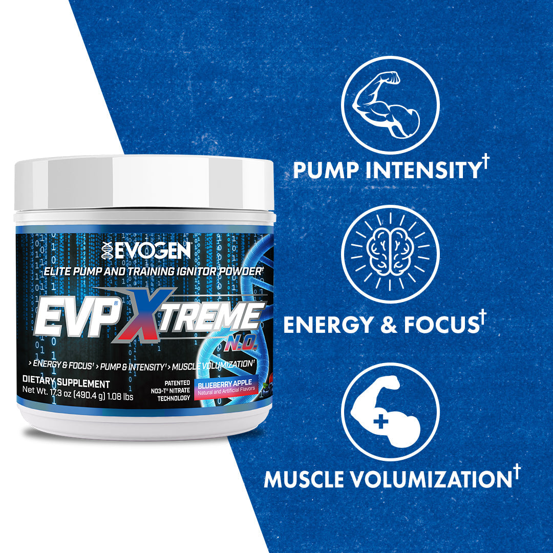 Evogen EVP Xtreme N.O. Pre-Entreno de Alta Estimulación 30 Servicios