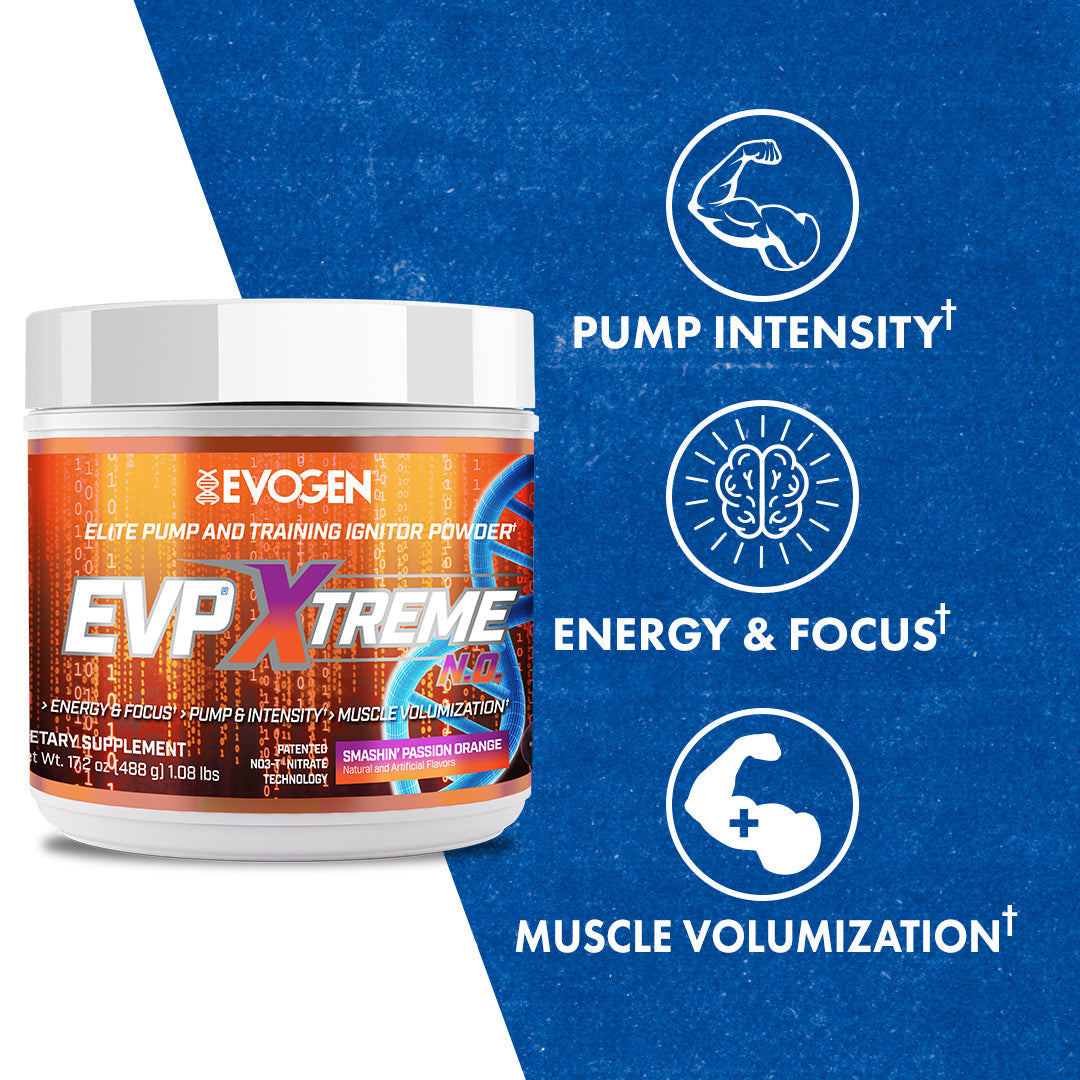 Evogen EVP Xtreme N.O. Pre-Entreno de Alta Estimulación 30 Servicios