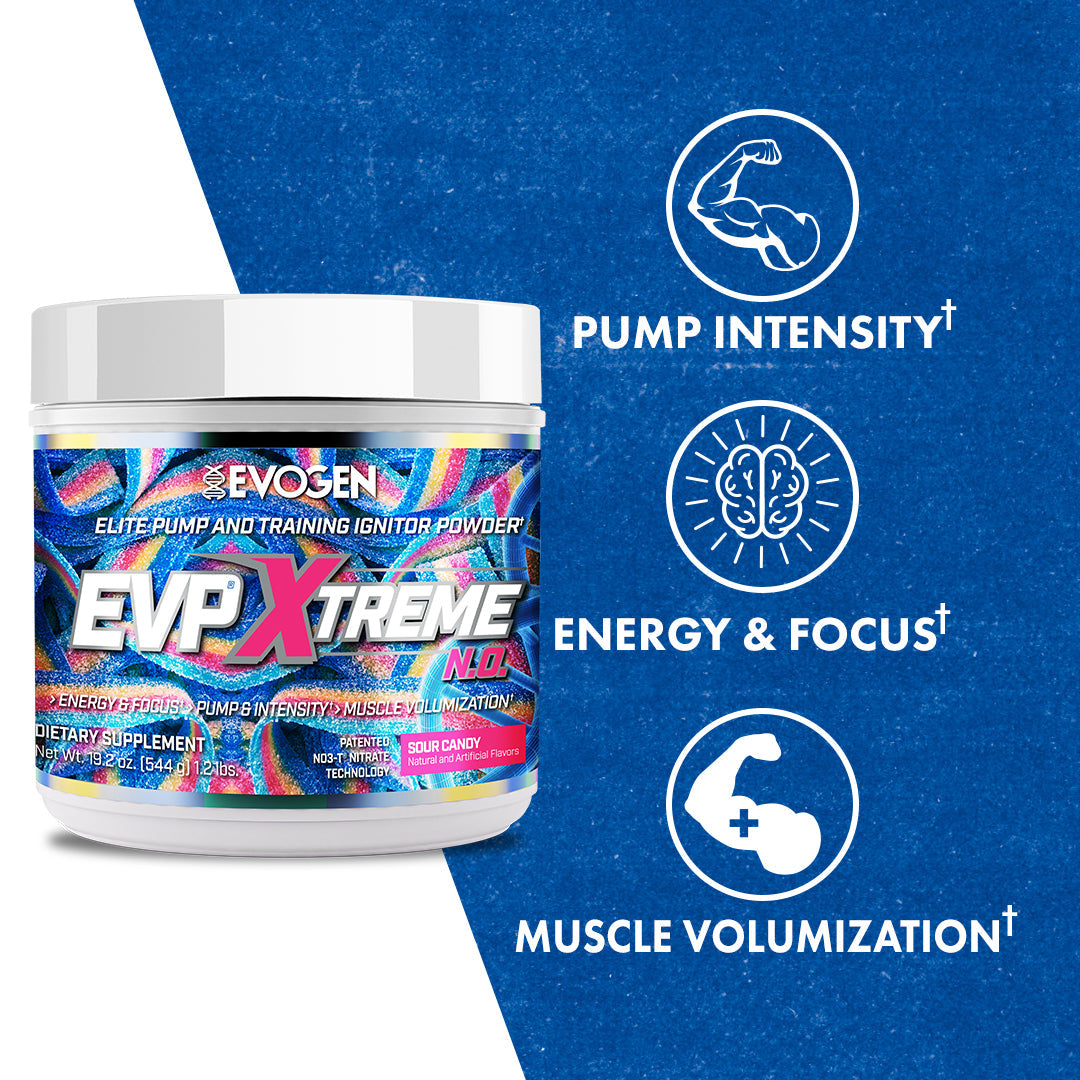 Evogen EVP Xtreme N.O. Pre-Entreno de Alta Estimulación 30 Servicios