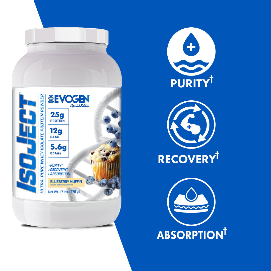 Evogen IsoJect Whey Protein Isolate Proteína de Rápida Absorción 800g