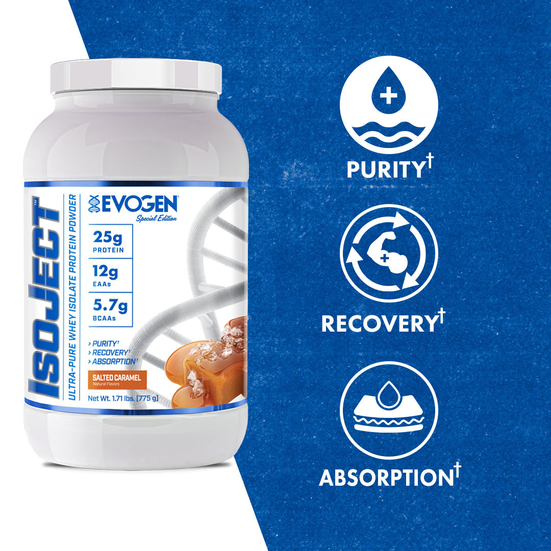 Evogen IsoJect Whey Protein Isolate Proteína de Rápida Absorción 800g