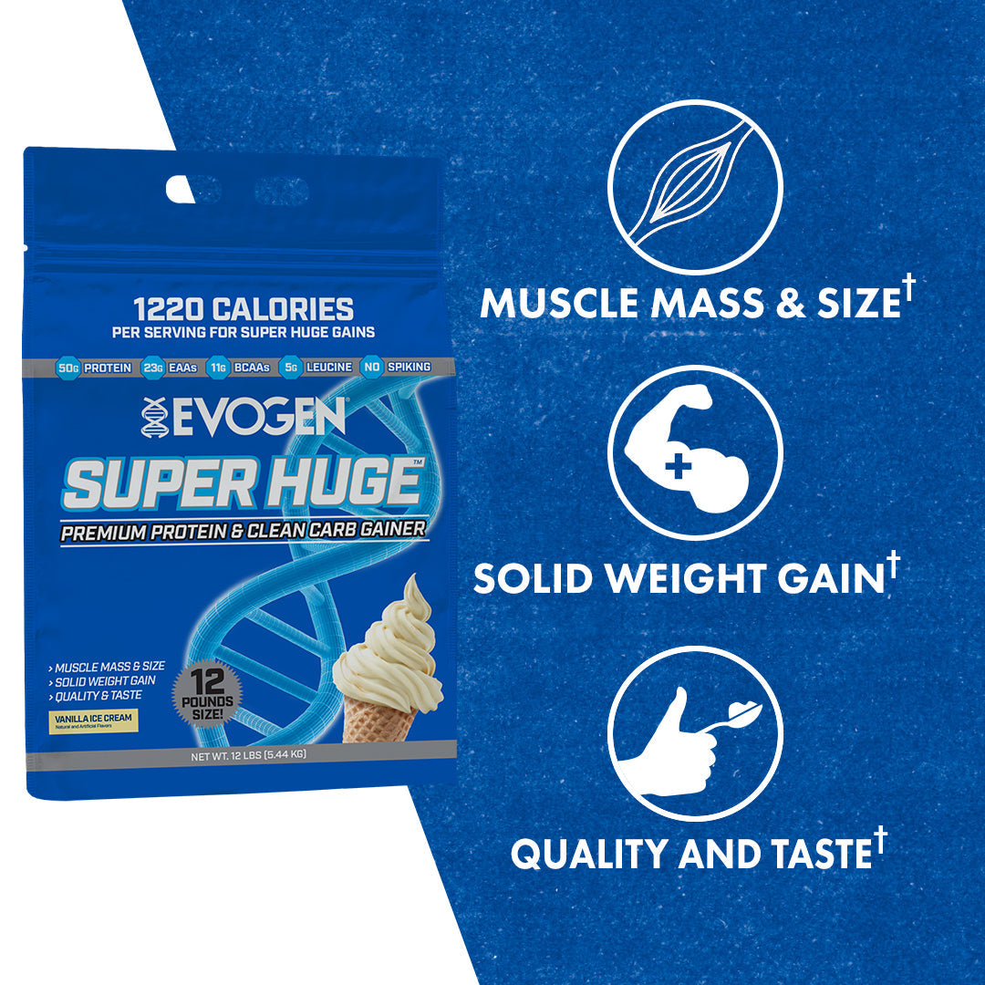 Evogen Super Huge Mass Gainer Constructor de Masa 12lb