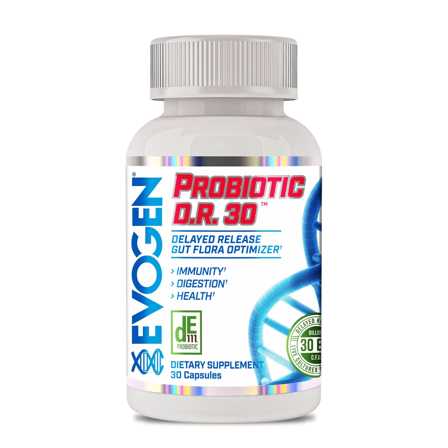 Evogen Probiotic DR 30 Suplemento de Salud Intestinal 30 Servicios