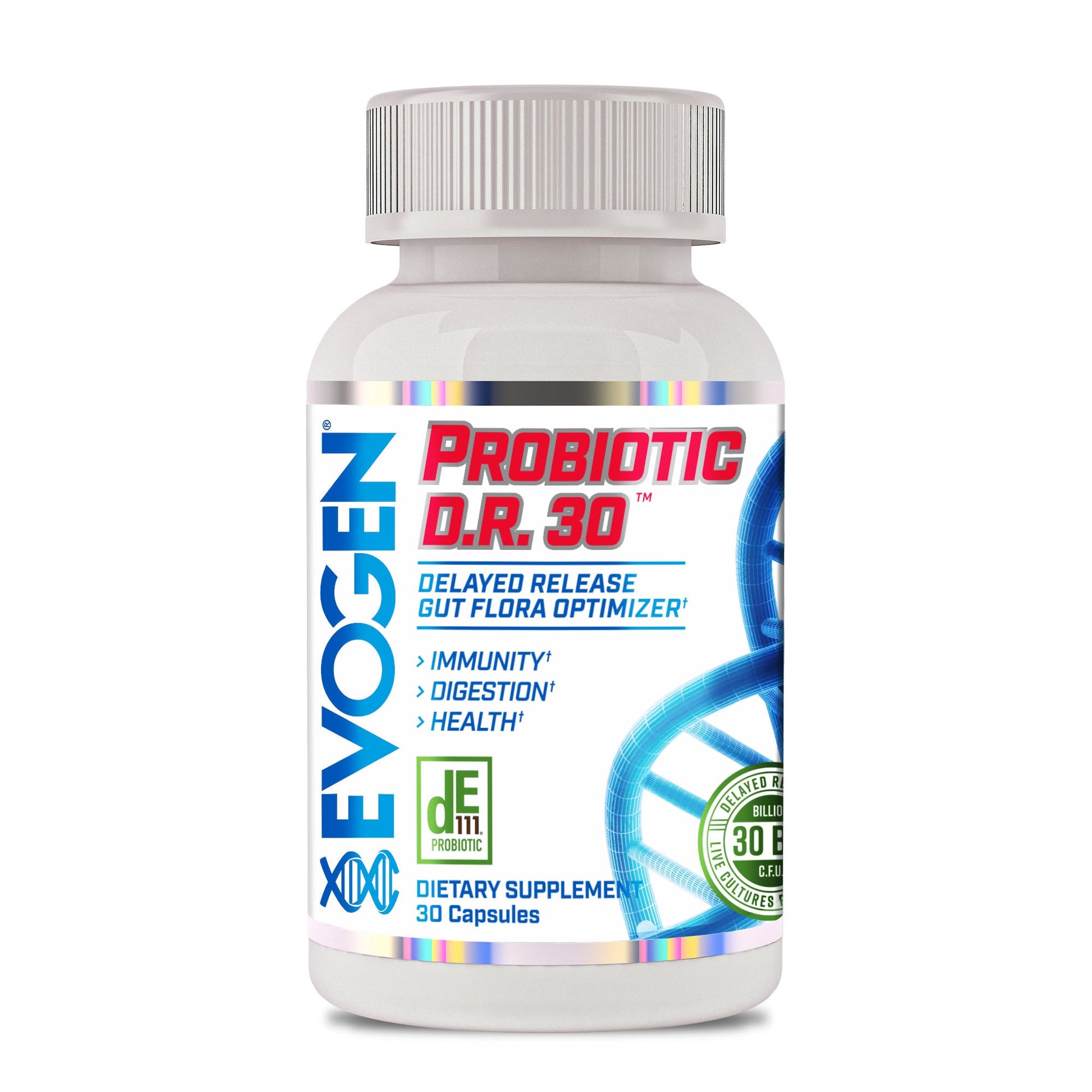 Evogen Probiotic DR 30 Suplemento de Salud Intestinal 30 Servicios