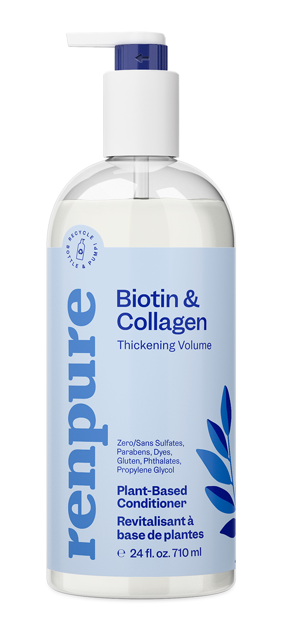 Renpure Acondicionador Biotina Colágeno Para Volumen y Grosor 710ml