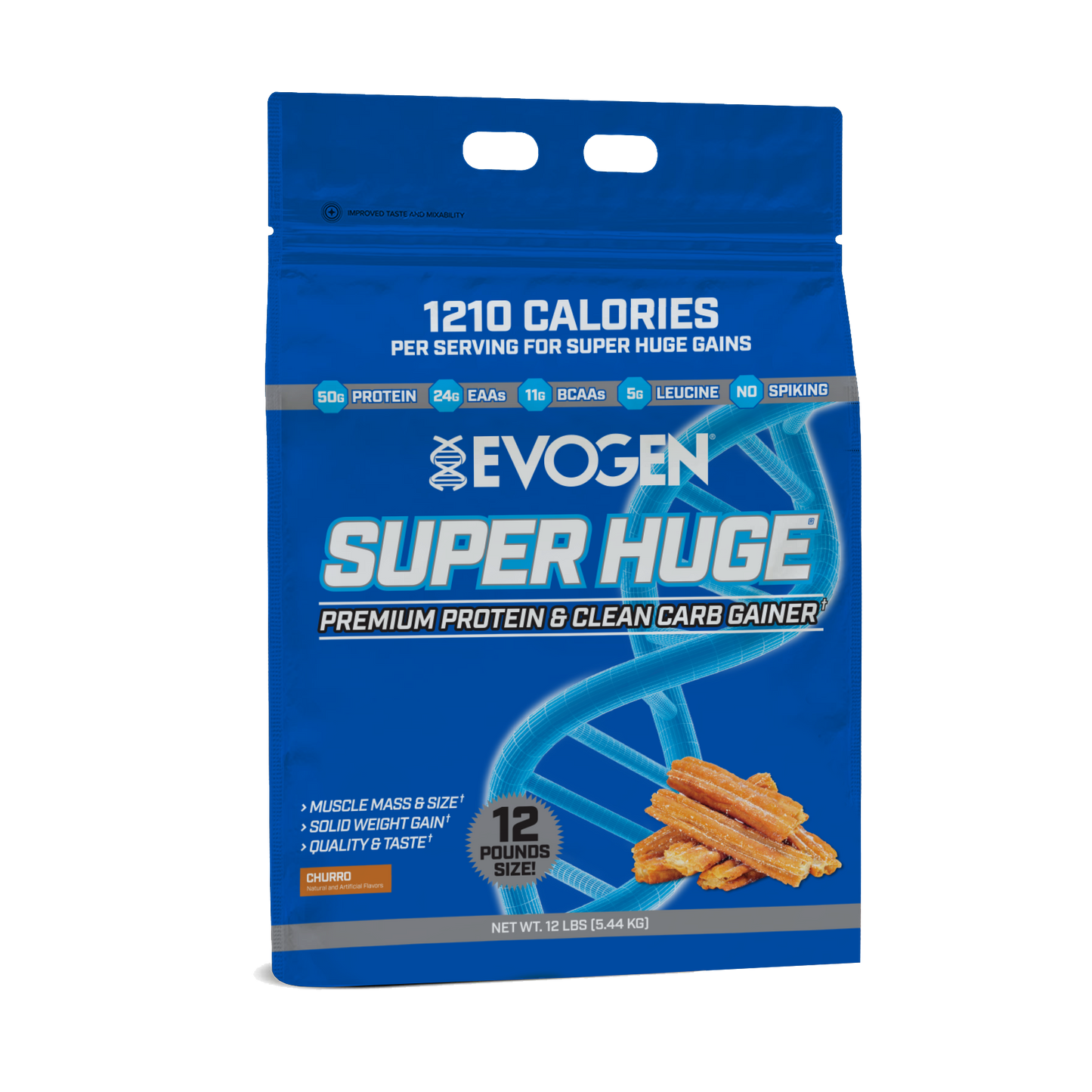 Evogen Super Huge Mass Gainer Constructor de Masa 12lb