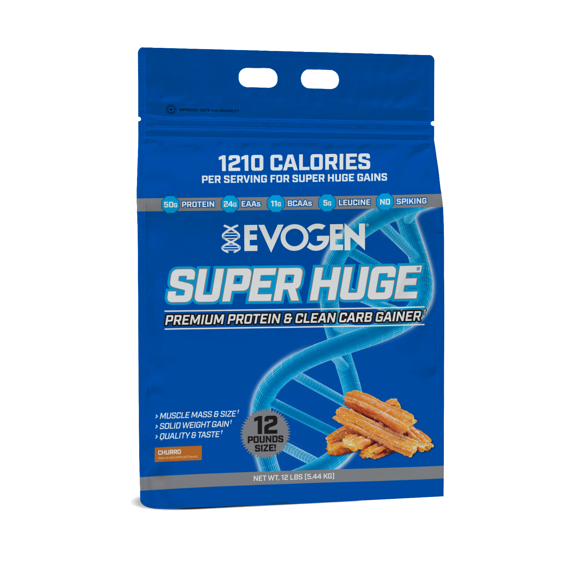 Evogen Super Huge Mass Gainer Constructor de Masa 12lb