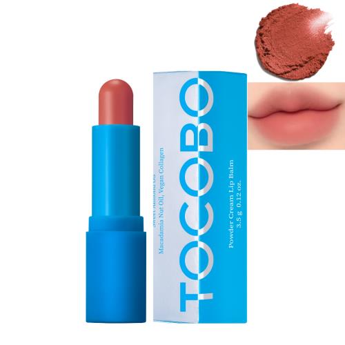 TOCOBO Powder Cream Lip Balm Hidratación Mate 3.5g