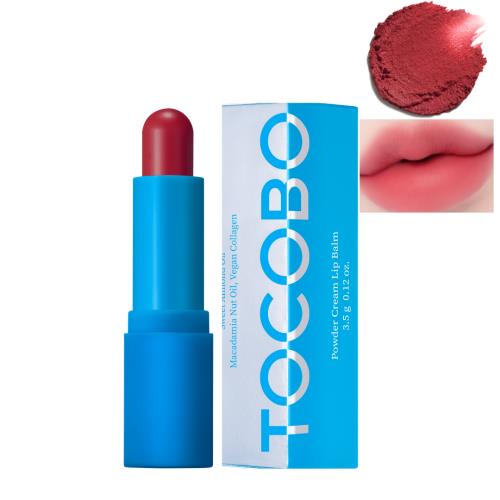TOCOBO Powder Cream Lip Balm Hidratación Mate 3.5g