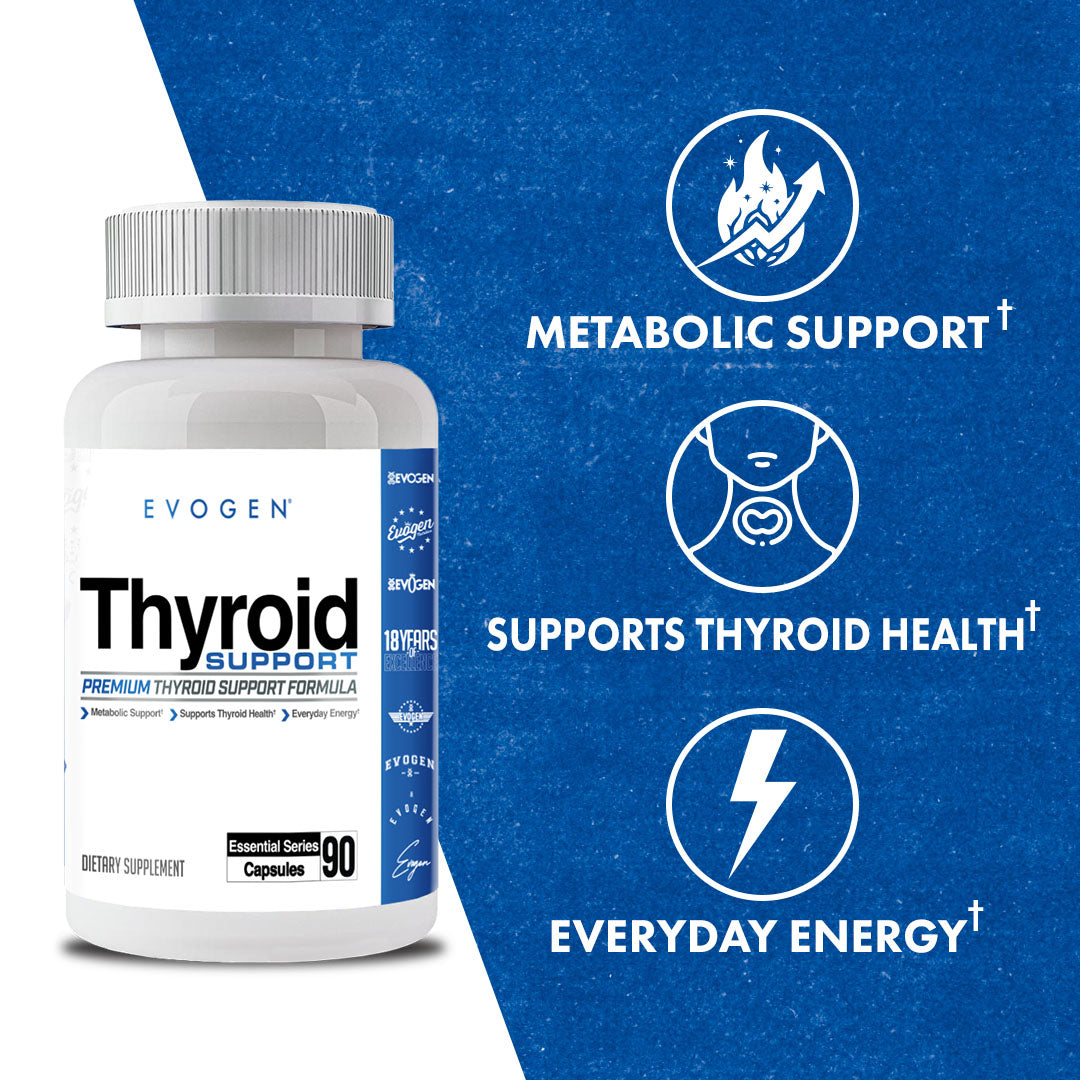 Evogen Thyroid Support Apoyo Metabólico 90 Cápsulas