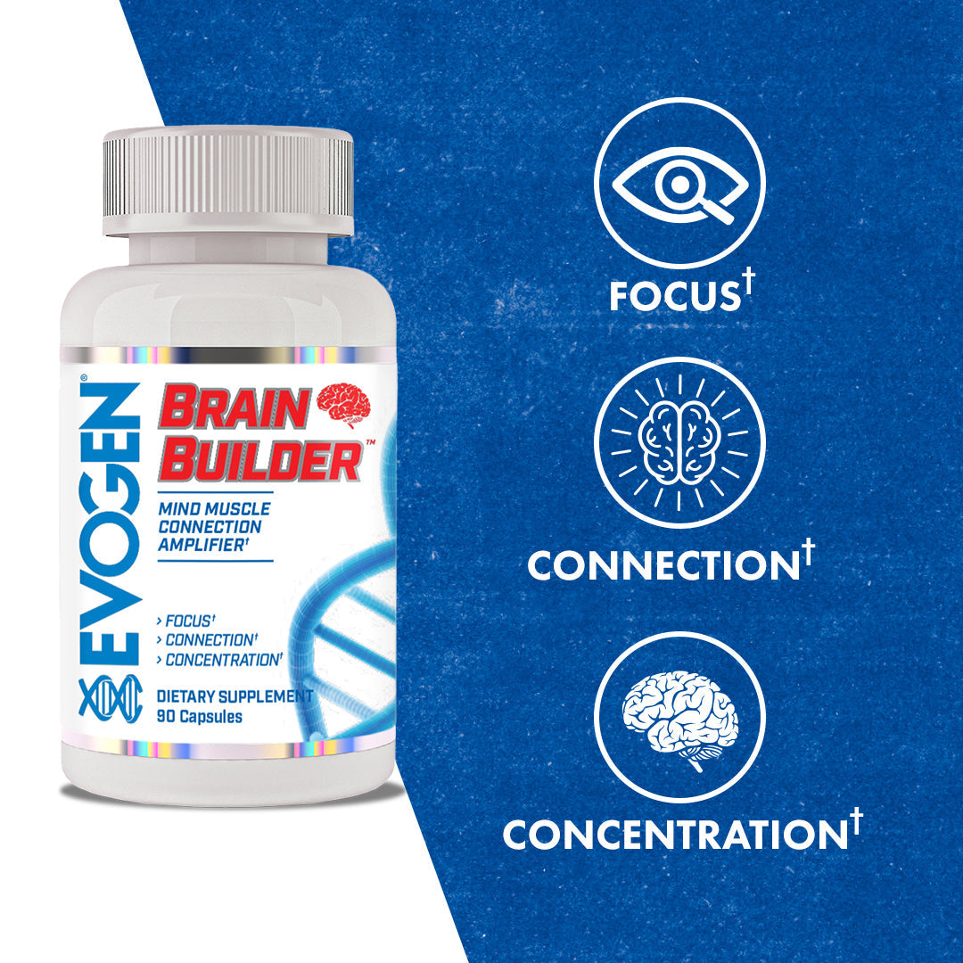 Evogen Brain Builder Nootropic Enfoque y Claridad Mental 90 Cápsulas