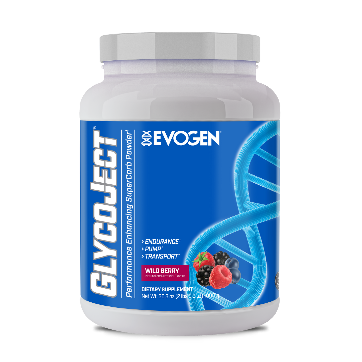 Evogen Nutrition GlycoJect Super Carb Suplemento de Carbohidratos 37 Servicios